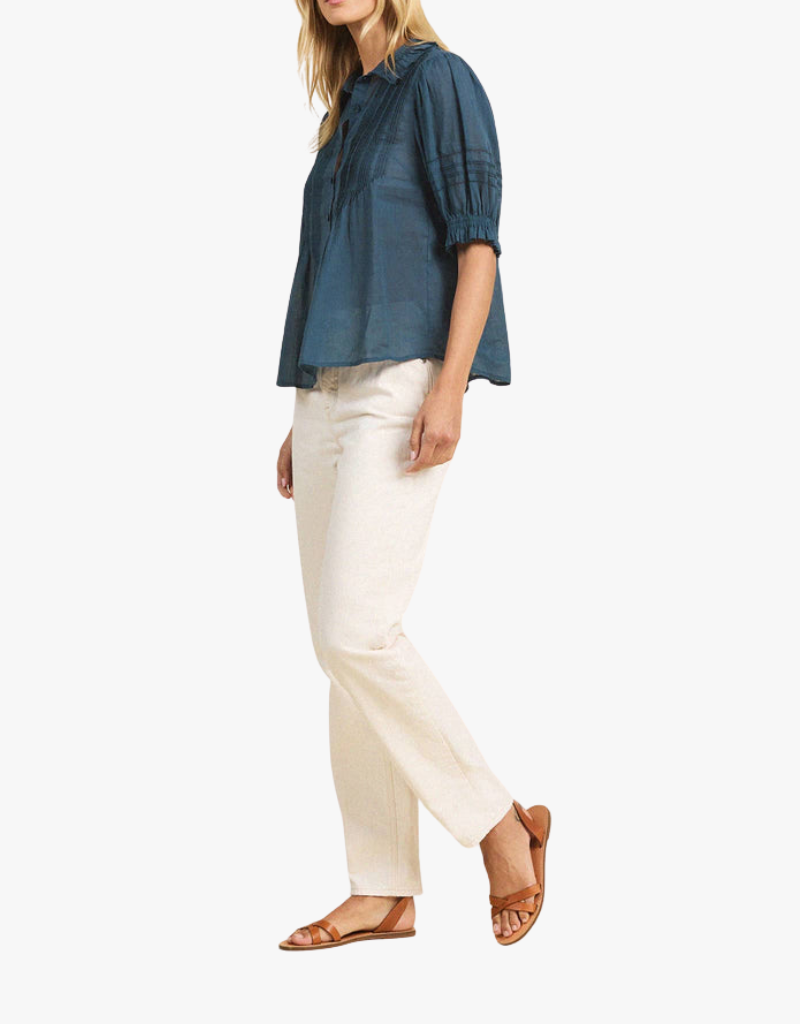 Trovata Jess Blouse in Teal