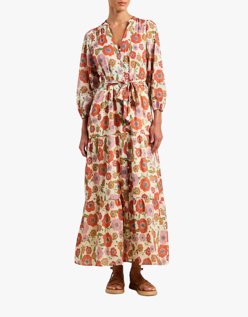 Trovata Lia Dress in Poppy Costa