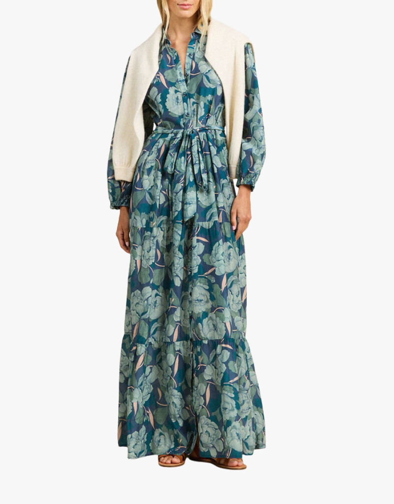 Trovata Martina Dress in Hushed Shadow