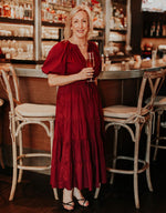 Ulla Johnson Olina Dress in Syrah