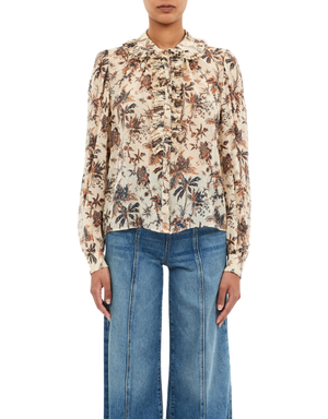 Ulla Johnson Nina Blouse in Cameo