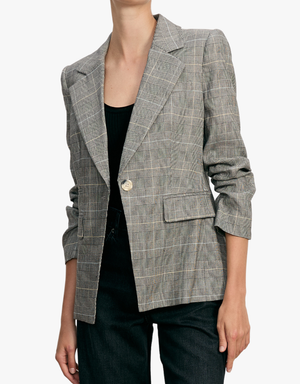 Veronica Beard Battista Dickey Jacket in Black Multi