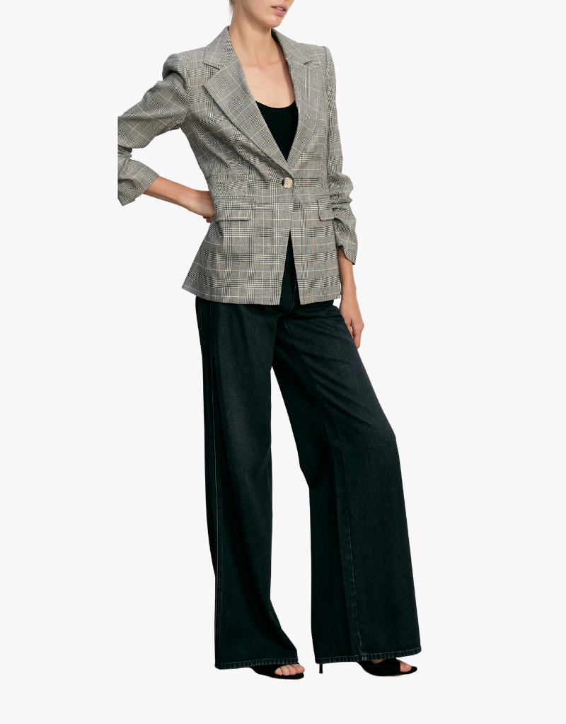 Veronica Beard Battista Dickey Jacket in Black Multi