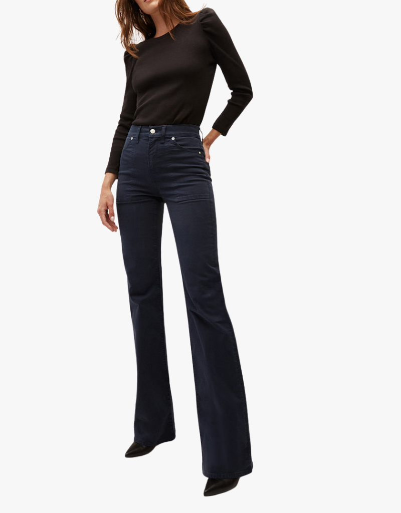 Veronica Beard Britney Top in Black