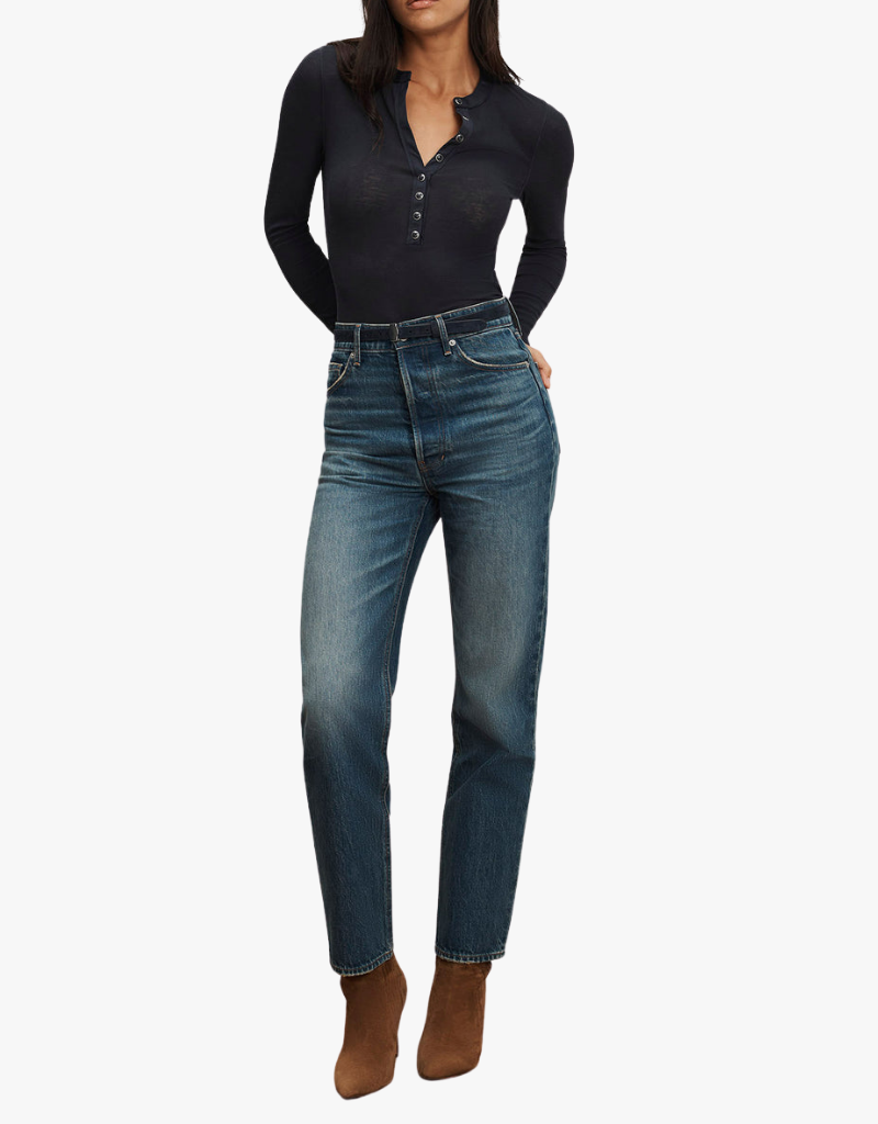 Veronica Beard Drexler Top in Navy