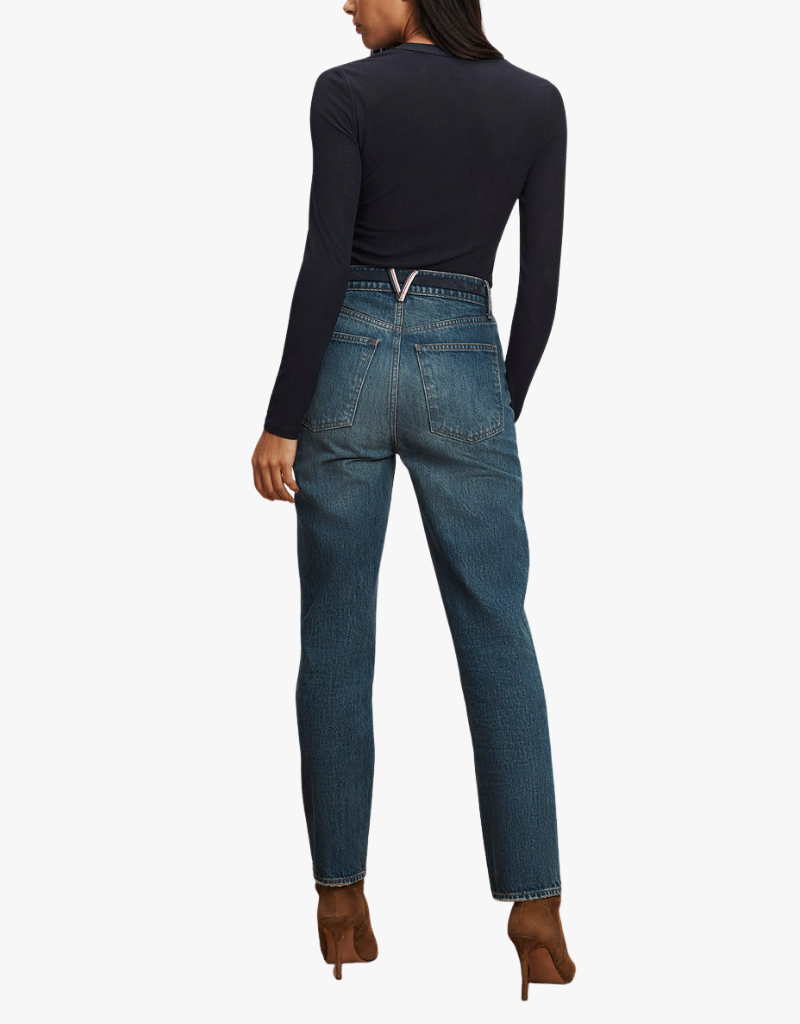 Veronica Beard Drexler Top in Navy