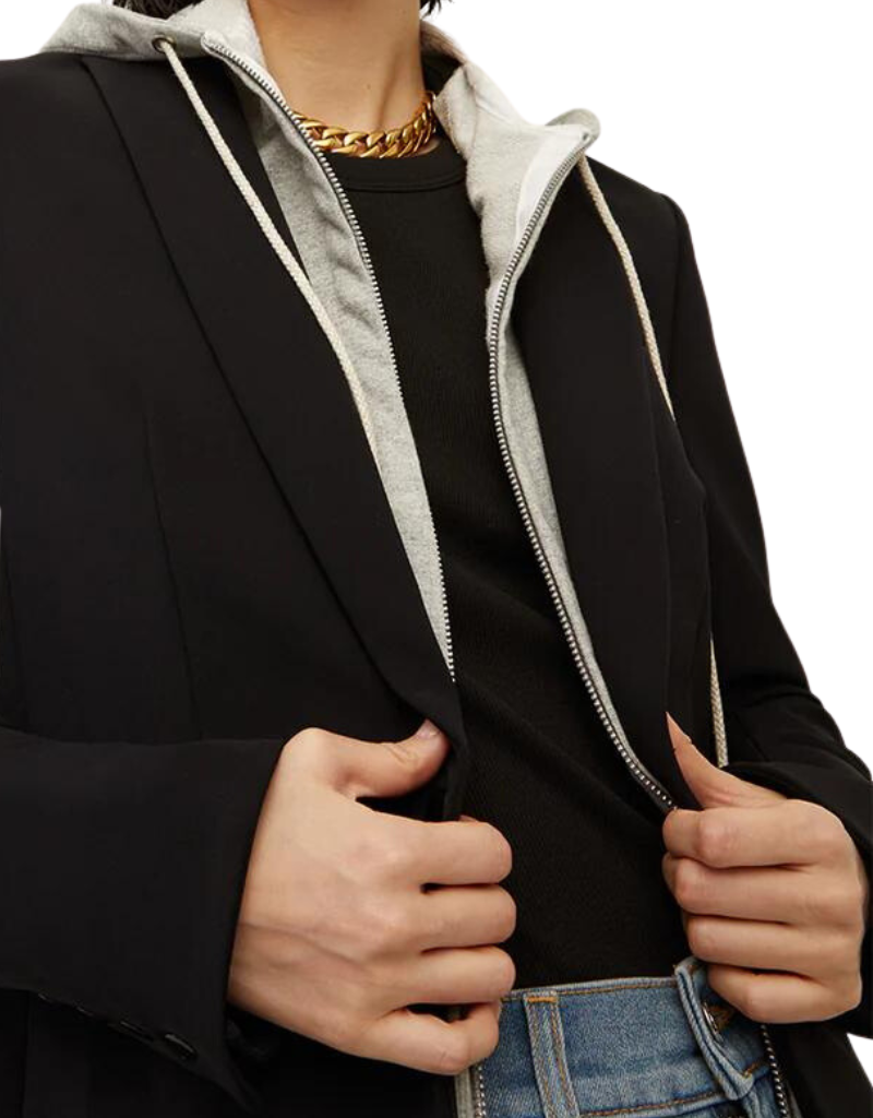 Veronica Beard Iconic Scuba Dickey Jacket in Black