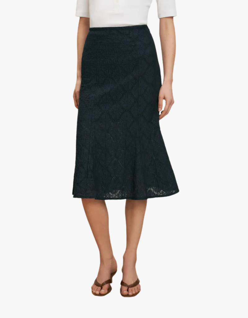 Veronica Beard Massimo Skirt in Navy