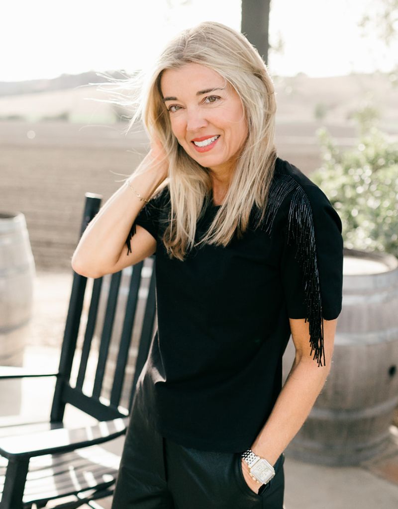 veronica beard black top