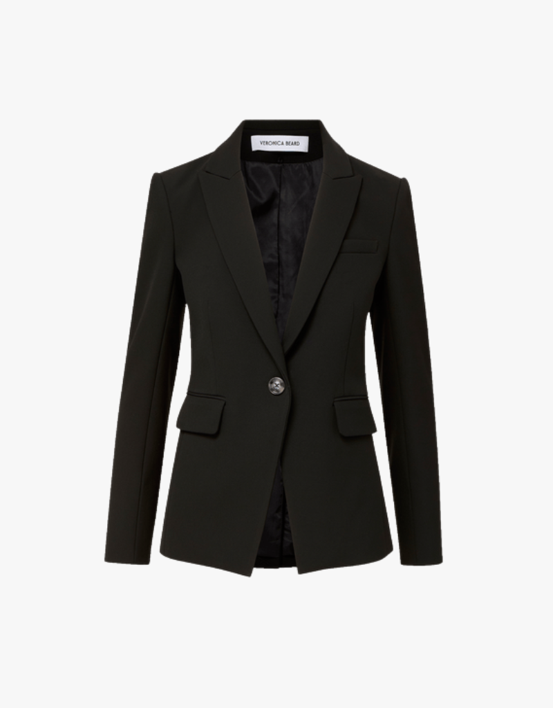 Veronica Beard Single Breasted Miller Dickey in Black