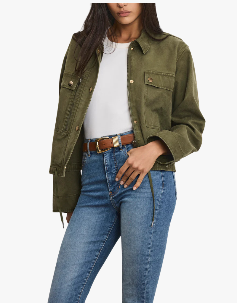 Veronica Beard Stephen Field Jacket in Army