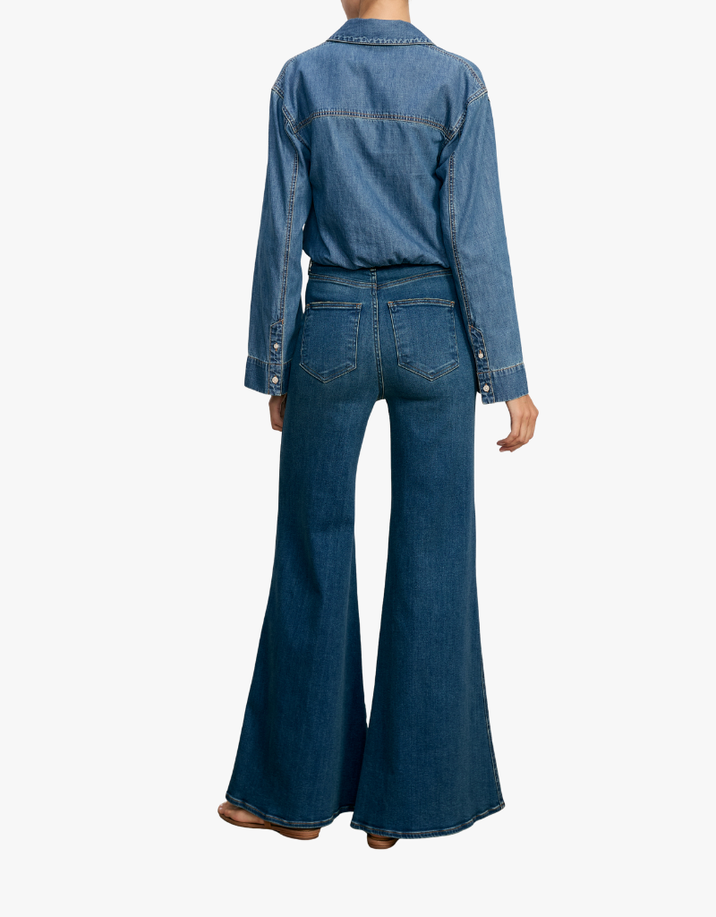 Veronica Beard Timothy Shirt in Ripple Haze