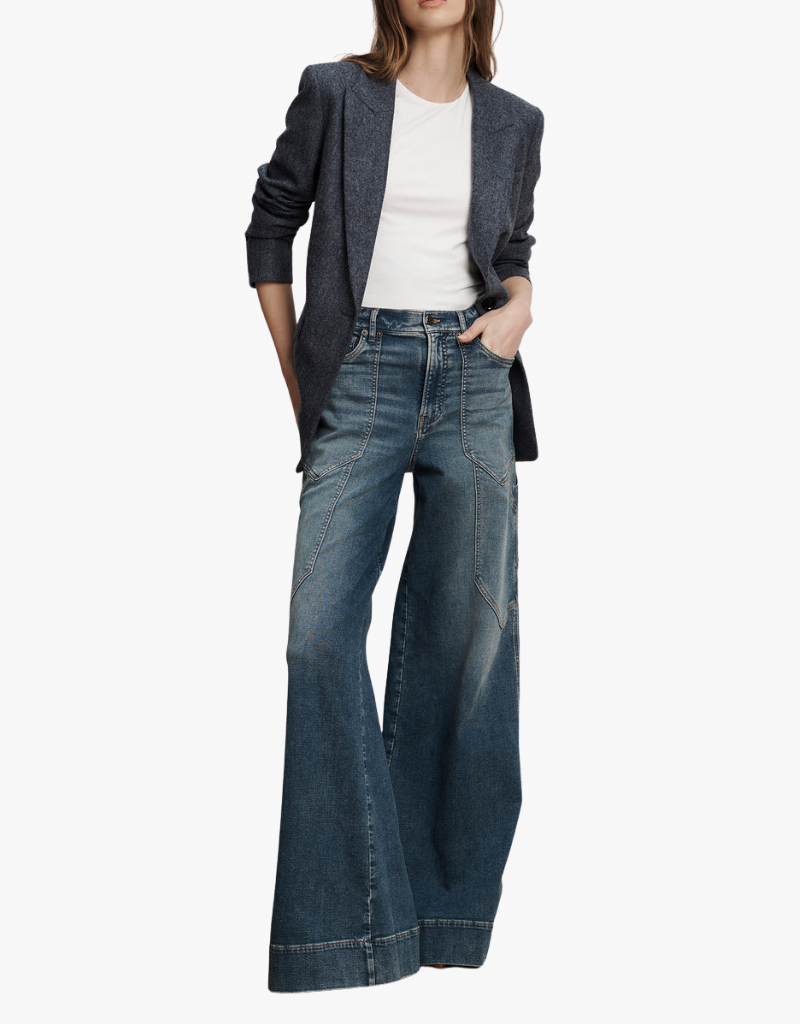 Veronica Beard Vega Dickey Jacket in Blue Melange