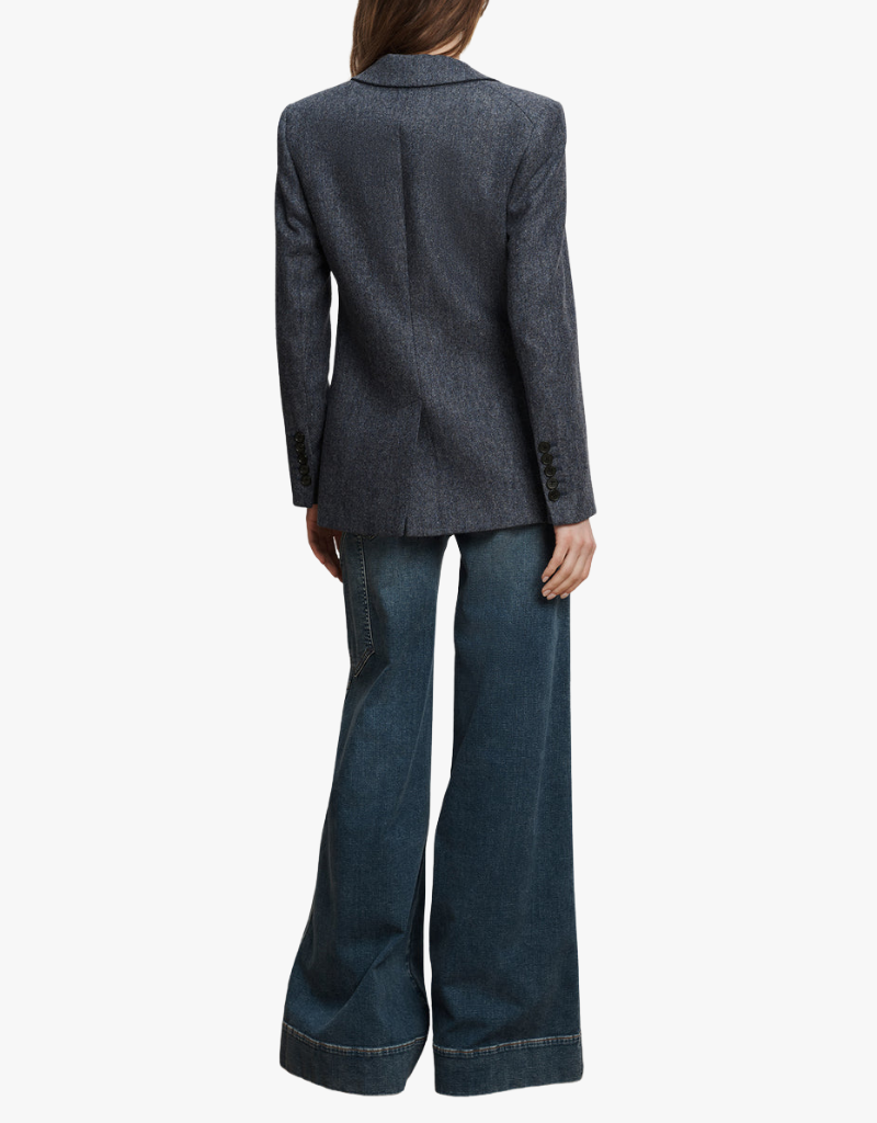 Veronica Beard Vega Dickey Jacket in Blue Melange