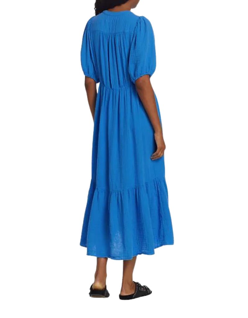 Xirena Midi Lennox Dress in Azure Glow