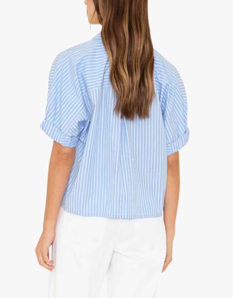 Xirena Teddy Shirt in Windy Blue