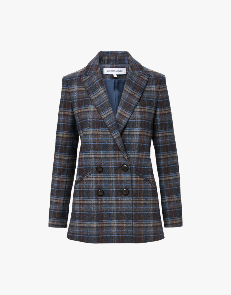 Veronica Beard Oria Dickey Jacket in Blue Multi
