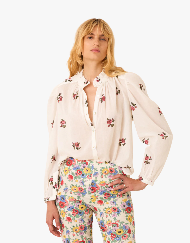 Alix of Bohemia Annabel Little Rosebud Shirt in Rosebud