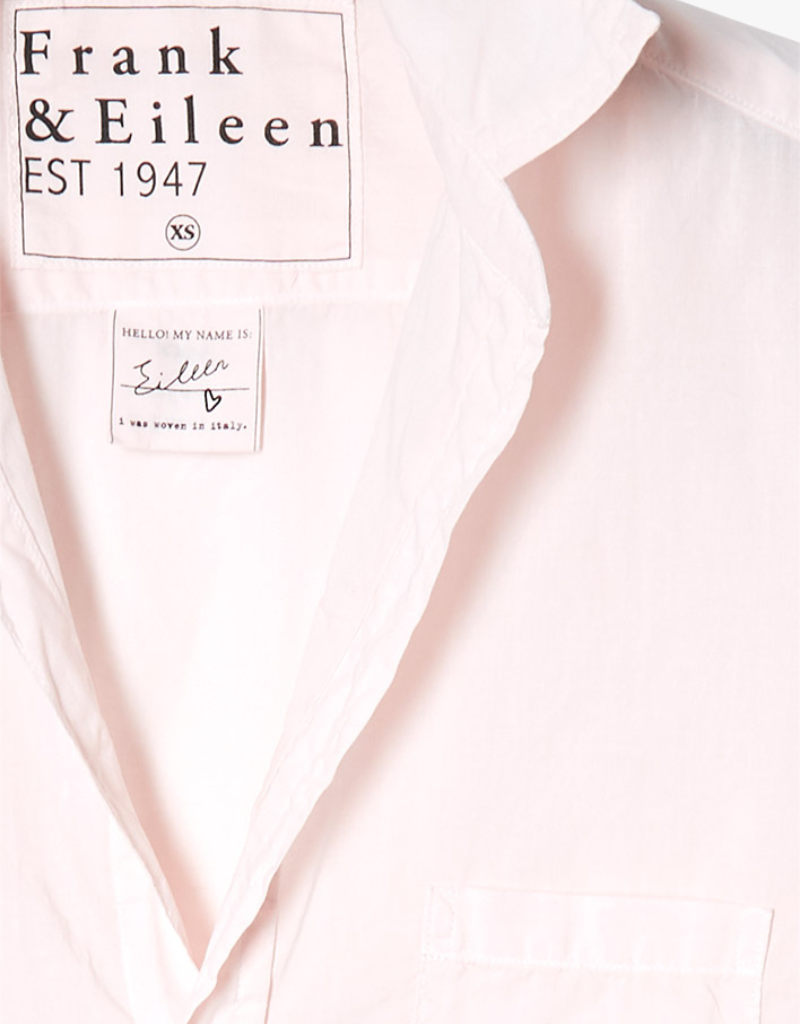 Frank & Eileen "Eileen" Relaxed Button Up Shirt in Pale Pink (Italian Cotton)