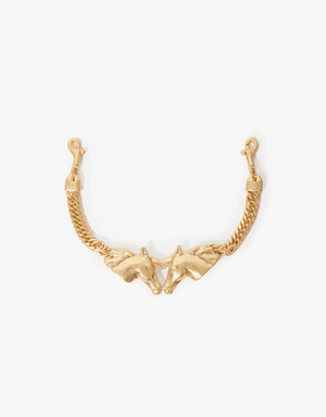 Clare V. Top Handle in Gold Le Cheval