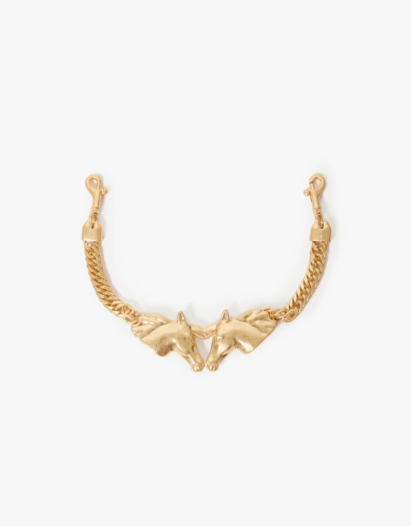 Clare V. Top Handle in Gold Le Cheval