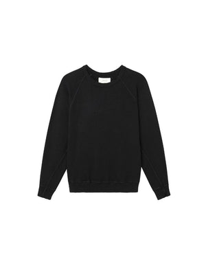The Great The College Sweatshirt in Almost Black