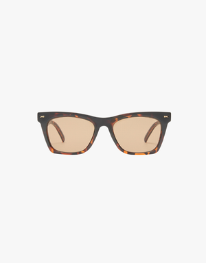 Le Specs Chante Sunglasses in Dark Tort