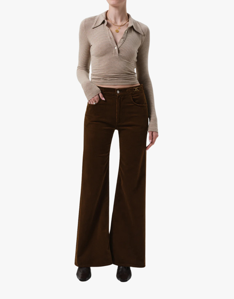 Citizens of Humanity Shaea Polo in Chiltern & Oatmeal Stripe