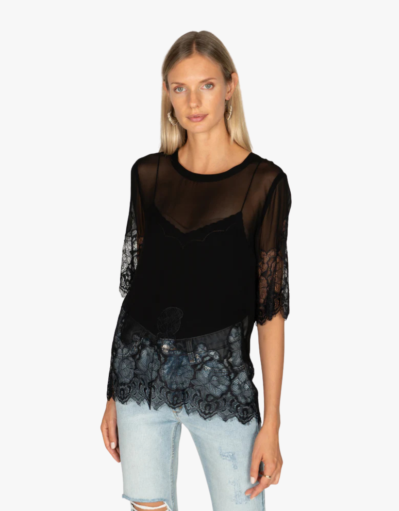Secret Mission Linnea Top in Black