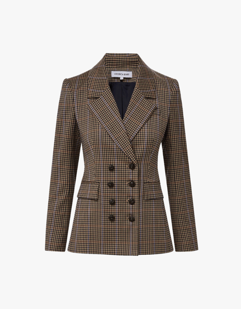 Veronica Beard Claude Dickey Jacket in Russet Multi