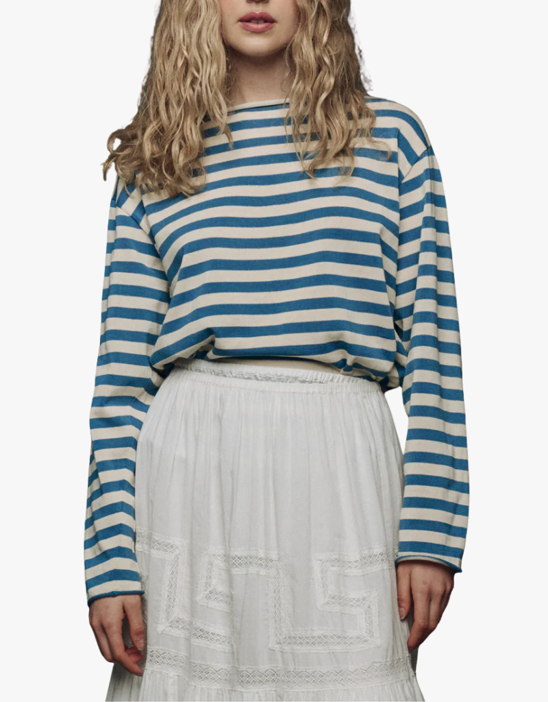 The Great The Sailor Sweater in Sea Blue
