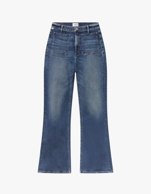 Citizens of Humanity Kimberly Patch Pocket Flare in Abalone