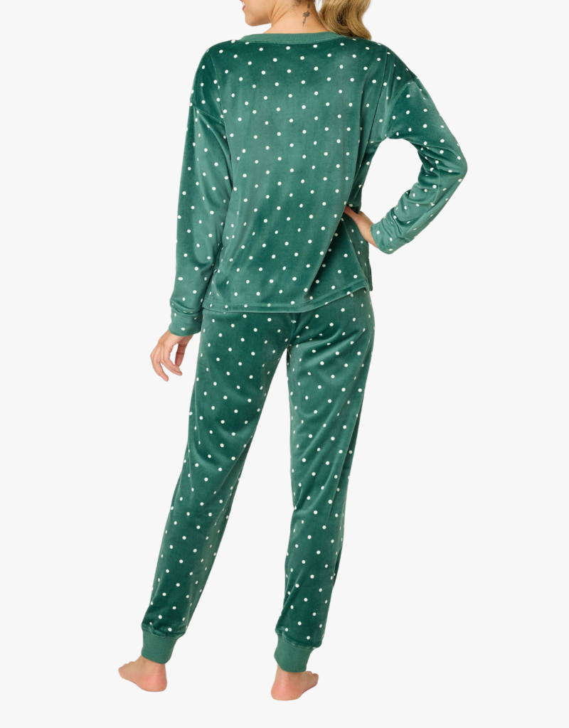 P.J. Salvage Lets Get Toasty PJ Set in Dark Forest