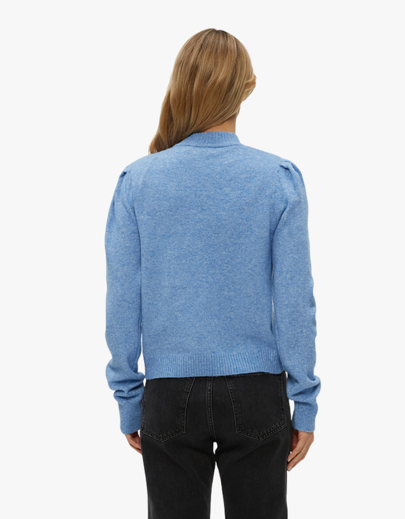 Michael Stars Genova Puff Sleeve Pullover in Breeze