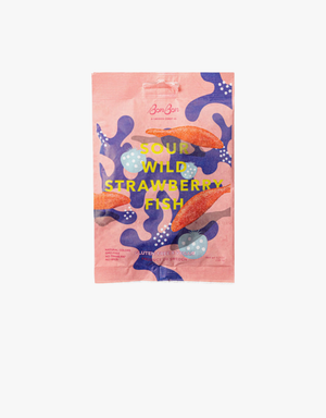 BonBon Sour Wild Strawberry Fish