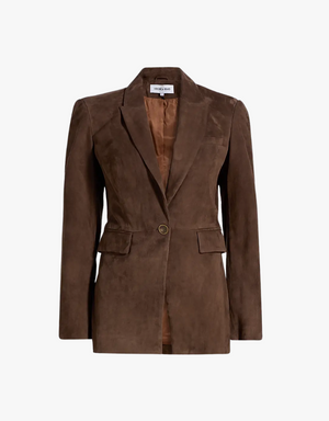 Veronica Beard Duane Dickey Jacket in Mocha