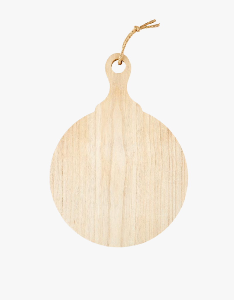 Santa Barbara Design Circle Paulownia Wood Board in Joyful