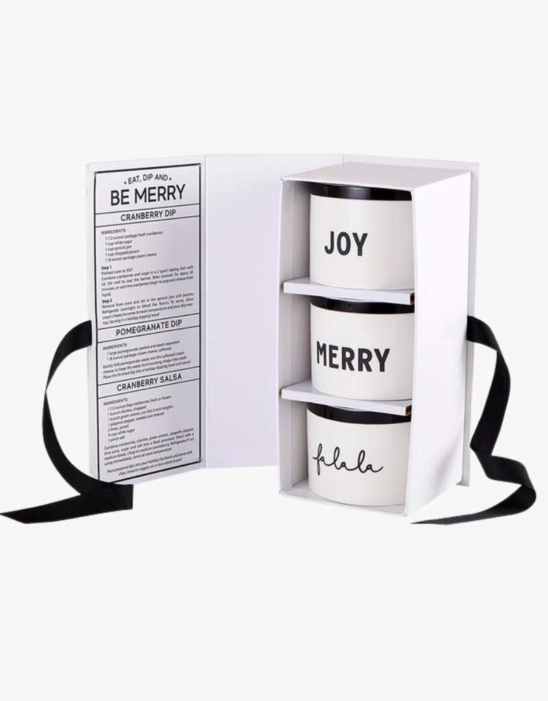 Santa Barbara Design Holiday Dip Bowls Book Box in Eat Dip and Be Merry