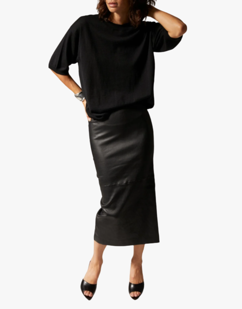 SPRWMN Boxy T-Shirt in Black