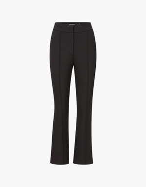 Veronica Beard Dell Scuba Slim-Leg Pant in Black