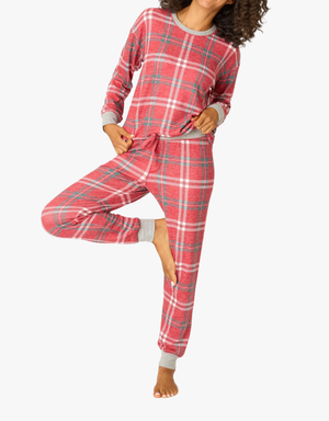 P.J. Salavage Lets Get Toasty PJ Set in Samba Red