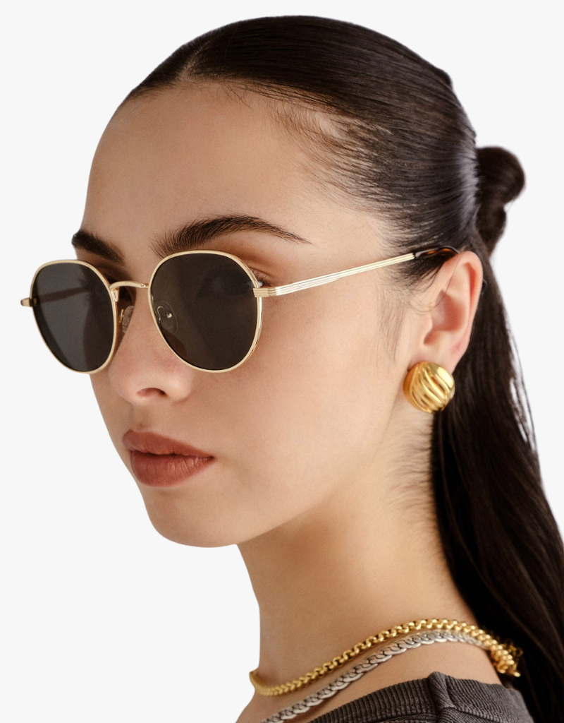 Le Specs Odyssey Sunglasses in Gold