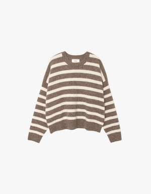 Xirena Lela Sweater in Wheat & Ivory