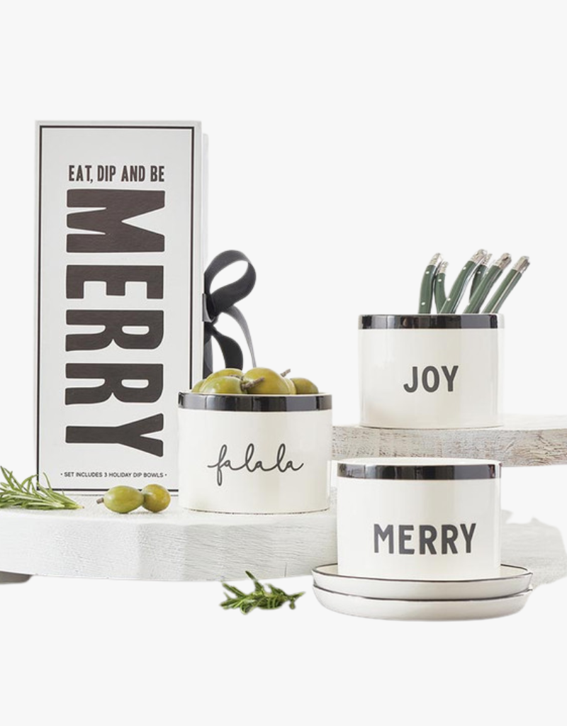 Santa Barbara Design Holiday Dip Bowls Book Box in Eat Dip and Be Merry