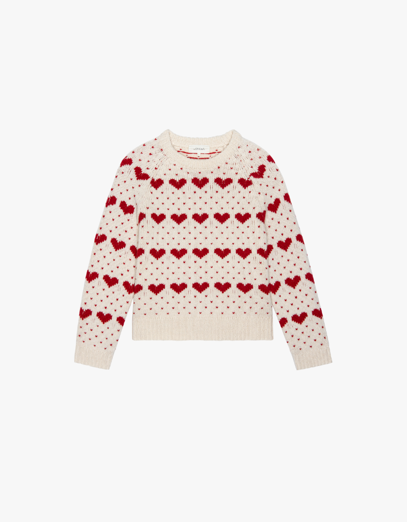 The Great The Heart Crew in Pearl & Red