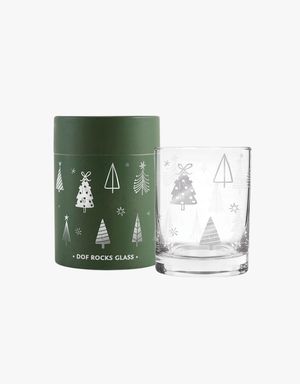 DOF Rocks Glass in Silver Trees