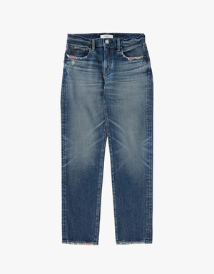 Moussy MV Ensley Slim Straight Jeans in Blue