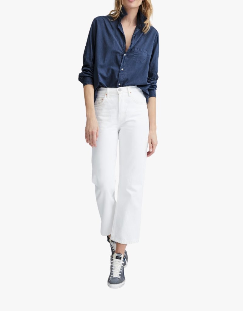 Frank & Eileen "Eileen" Relaxed Button Up Shirt in Lake Blue (Italian Cotton)