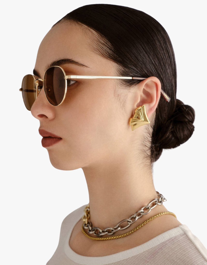 Le Specs Odyssey Sunglasses in Gold