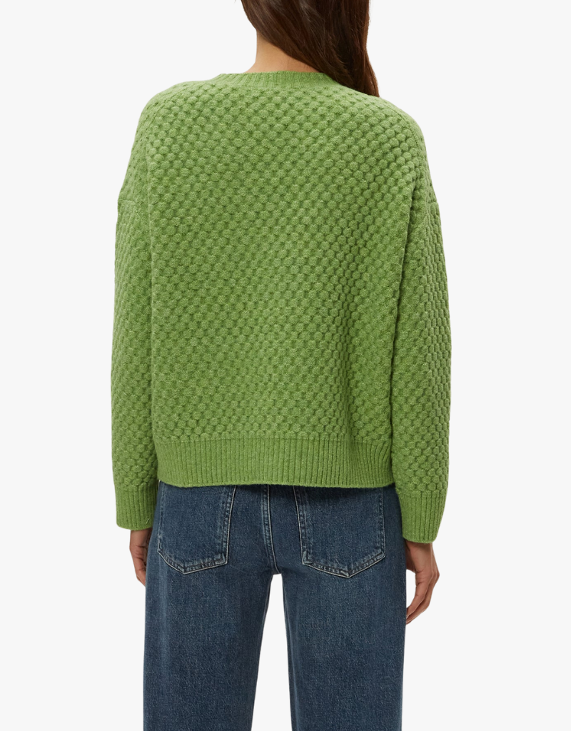 Michael Stars Sophia Honeycomb Stitch Sweater in Spearmint